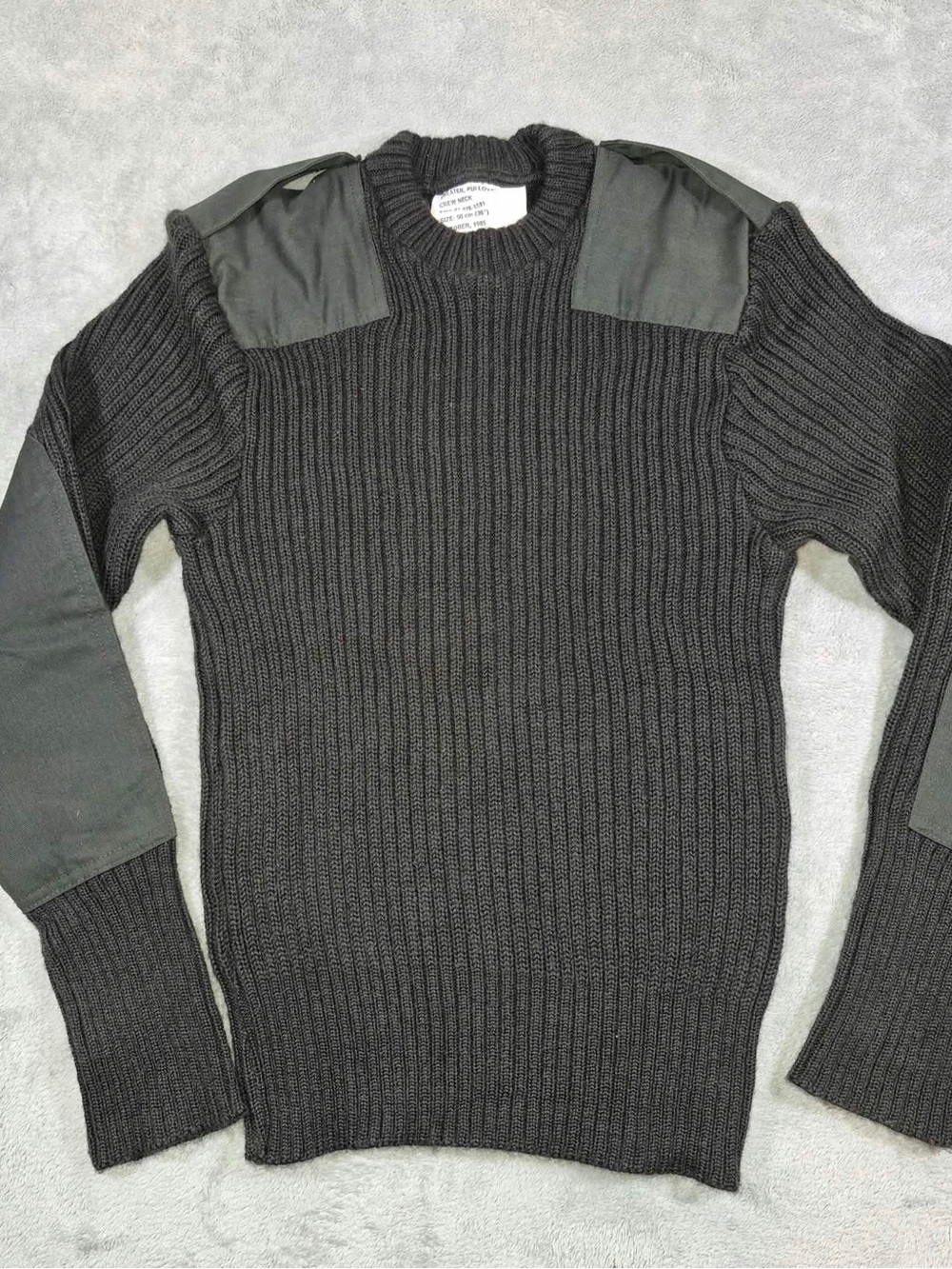 Vintage 1985 Military Issue Woolly Pully Commando Sweater - 100% Virgin Wool
